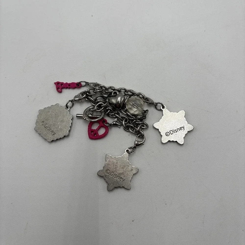 Disney Frozen Bracelet Charms Elsa Anna Olaf Sven Youth‎ Size Toggle Heart Love